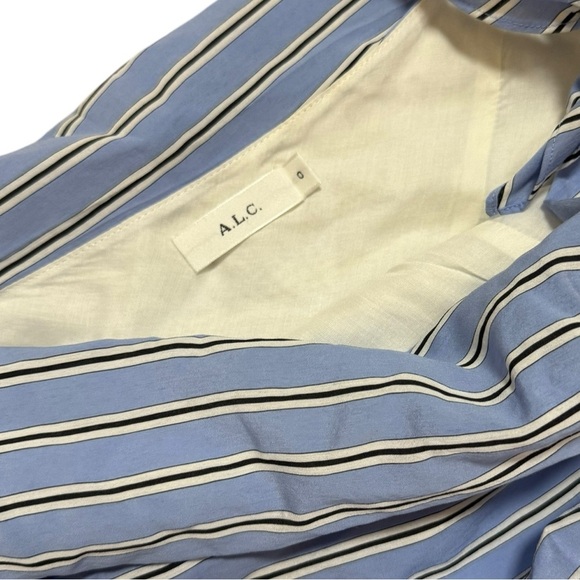 ALC Soraya size 0 one shoulder silk blouse from Revolve in excellent condition - Picture 4 of 4